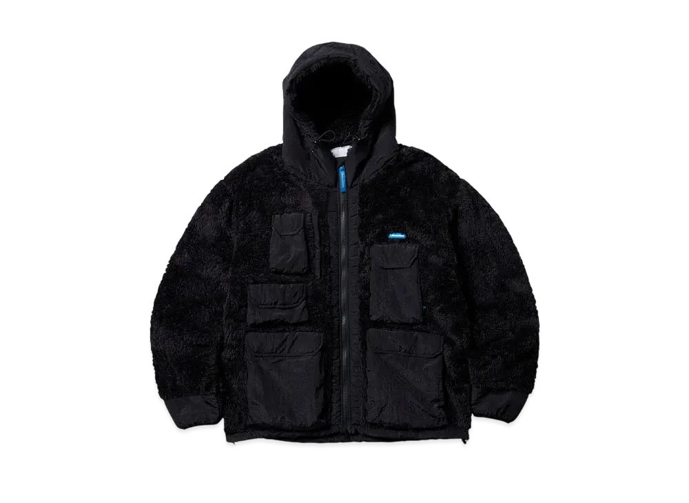 Liberaiders PILE FLEECE UTILITY JACKET "BLACK"