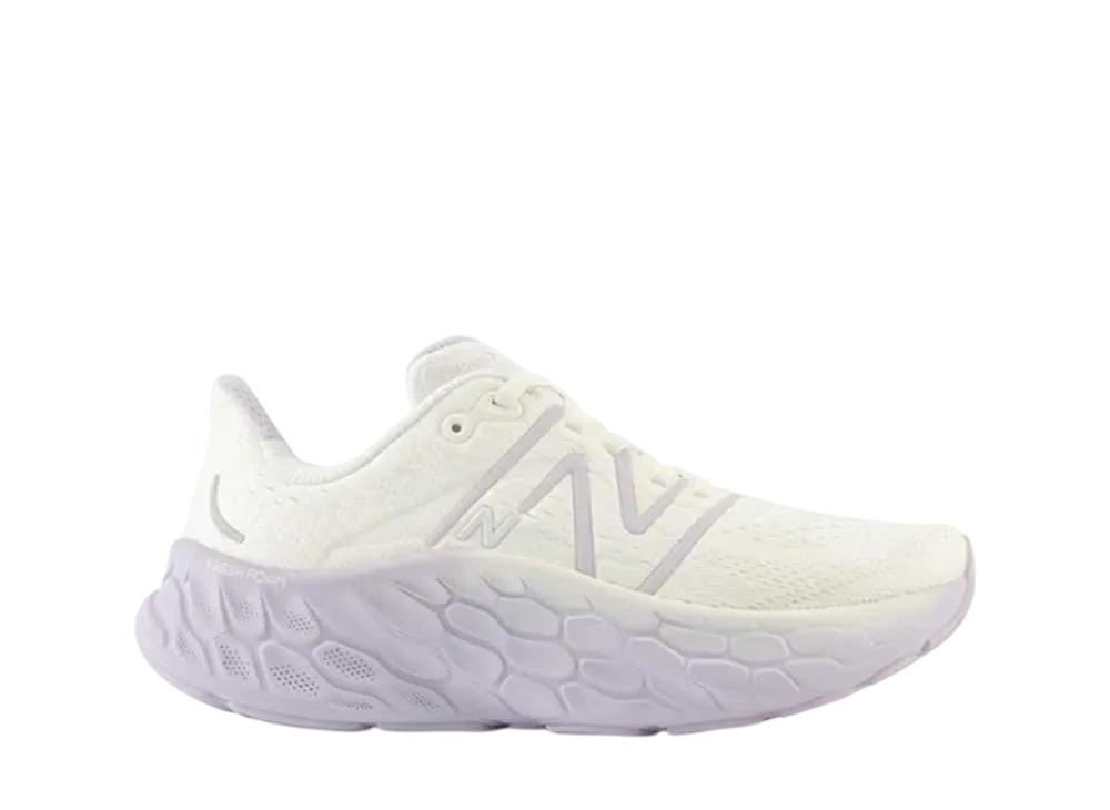 ニューバランス ウィメンズ フレッシュフォーム X モアV4 "ホワイト/パープル"