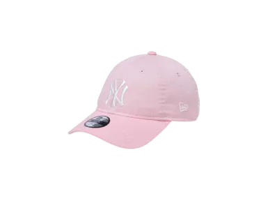 NEW ERA Youth 9Twenty Washed Cotton New York Yankees Hand Washable "Pink"