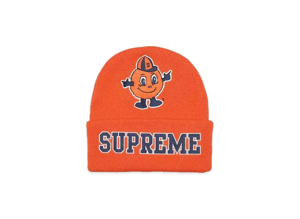 Supreme x Mitchell & Ness NCAA Beanie "Orange"