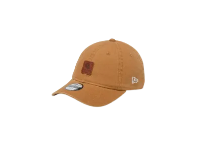 NEW ERA Youth 9Twenty Leather Patch Duck Canvas "Light Bronze"