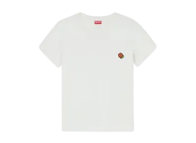 KENZO 'POP' Embroidery Cotton T-shirt "Off White"