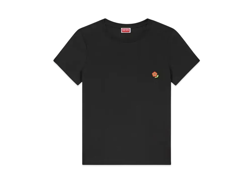 KENZO 'POP' Embroidery Cotton T-shirt "Black"