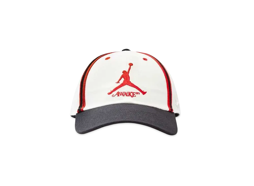 Nike Jordan x Awake NY Leather Strap Club Cap "Sail/University Red"