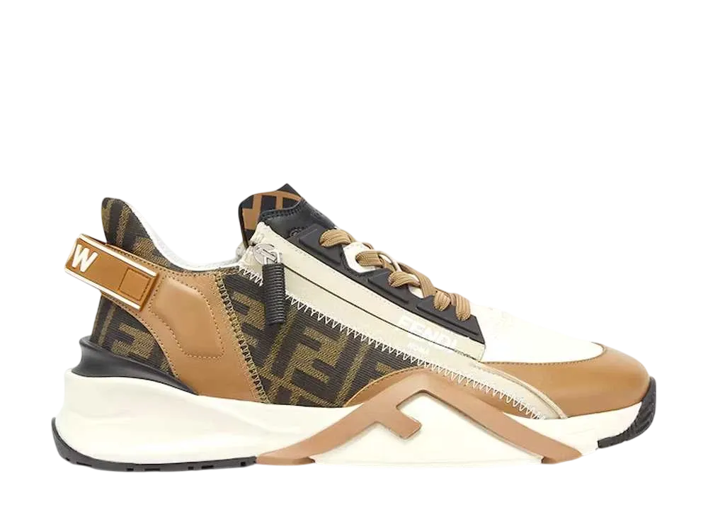 フェンディ フロー スニーカー "ブラウン"