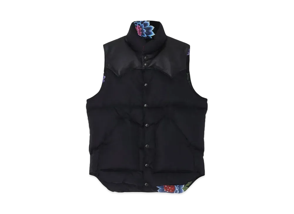 WILDSIDE Yohji Yamamoto x Rocky Mountain Featherbed Down Vest "Black"