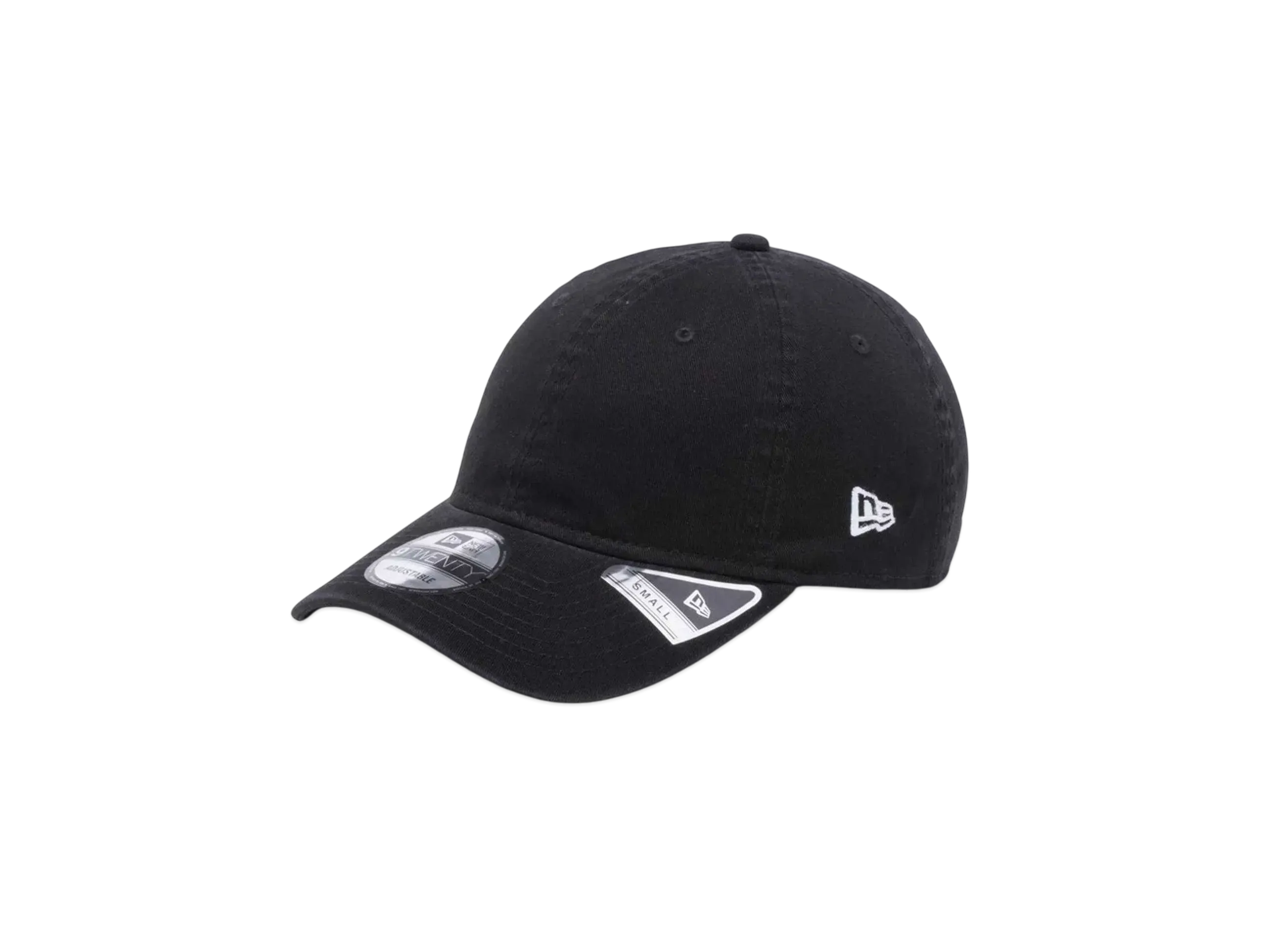 NEW ERA 9Twenty Small Cross Strap Washed Cotton Basic "Black"