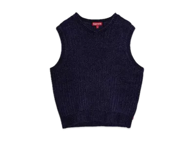 Supreme Chenille Sweater Vest "Navy"