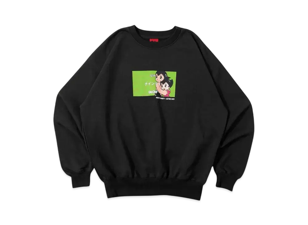 鉄腕アトム x 9090 90s Commercial Sweat "CHARCOAL BLACK"
