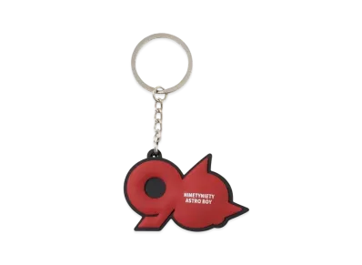 鉄腕アトム x 9090 90 Logo Rubber Keychain "RED"