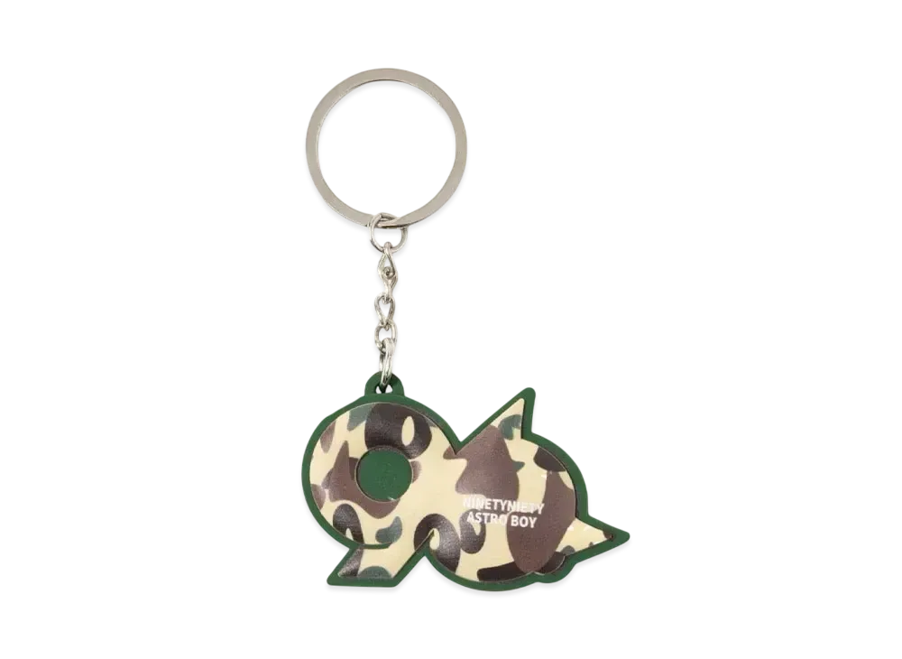鉄腕アトム x 9090 90 Logo Rubber Keychain "CAMO"