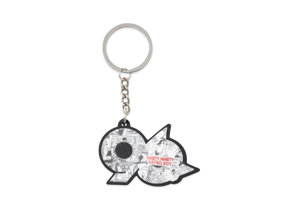鉄腕アトム x 9090 90 Logo Rubber Keychain "MANGA"