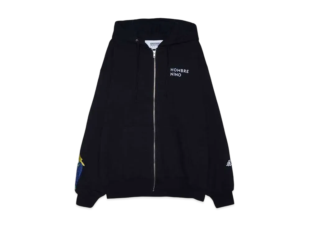 HOMBRE Nino ZIP UP HOODIE (LOGO) "BLACK"