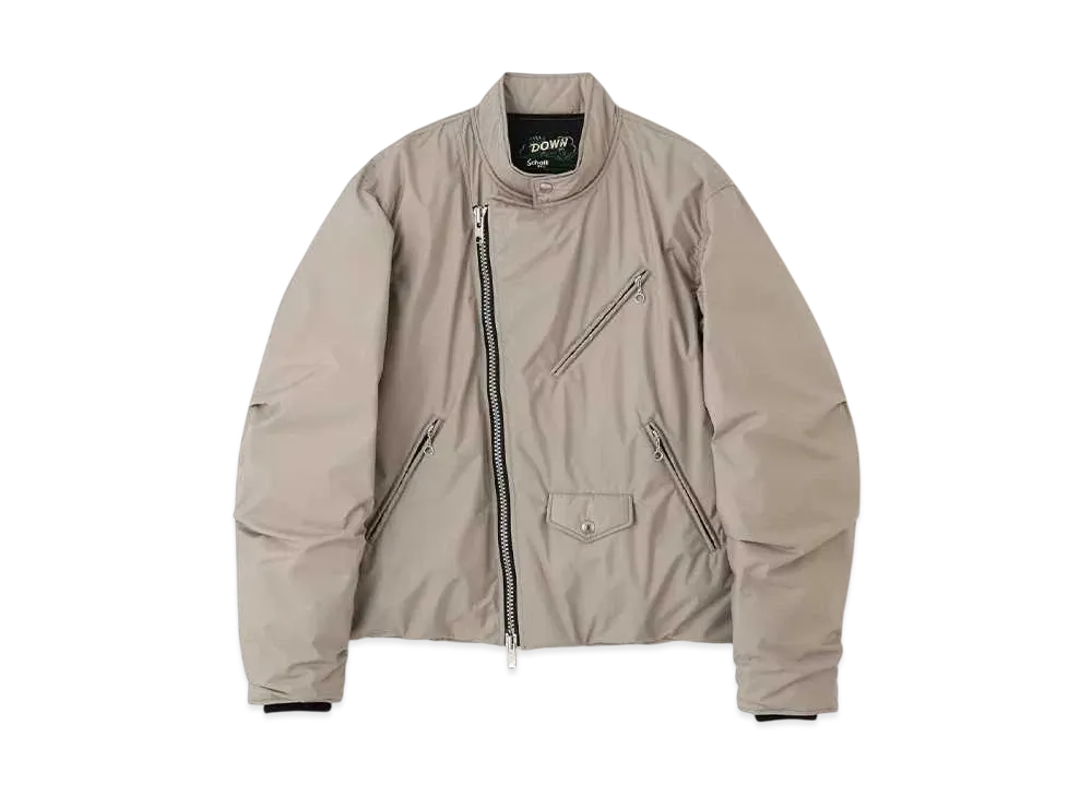 NANGA x Schott Aurora Stand Riders "Beige"