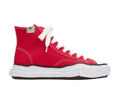 Maison MIHARA YASUHIRO PETERSON OG Sole Canvas High-top Sneaker "Red"