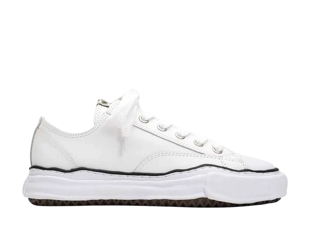 メゾンミハラヤスヒロ ピーターソン OG ソール レザー ロートップ スニーカー "ホワイト" (A06FW736)