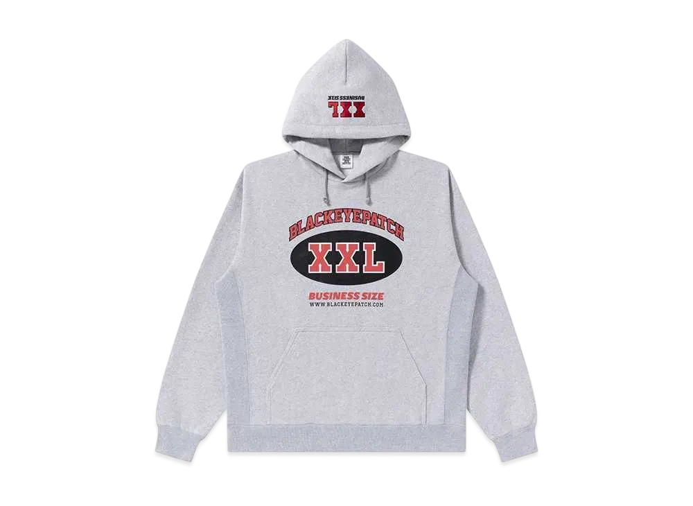 BlackEyePatch Business Size Hoodie "Heather Gray"