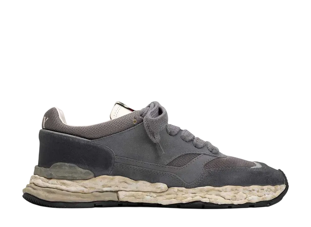 メゾンミハラヤスヒロ ジョージ OG ソール ミックスド マテリアル ロートップ スニーカー "グレー" (A13FW716)