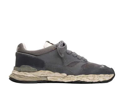 Maison MIHARA YASUHIRO GEORGE OG Sole Mixed Material Low-top Sneaker "Gray"