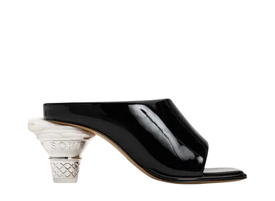 Maison MIHARA YASUHIRO Women's Soft Serve Heel Sandal "Black"