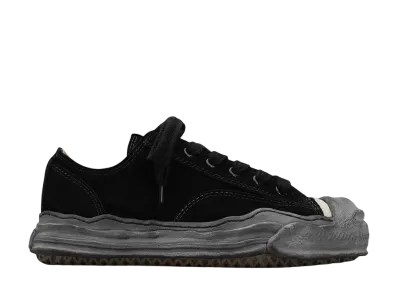 Maison MIHARA YASUHIRO HANK OG Sole Suede Low-top Sneaker "Black/Black"