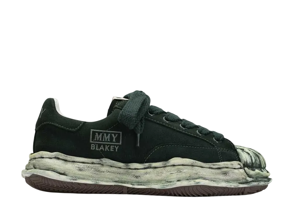 メゾンミハラヤスヒロ ブレイキー OG ソール スウェード ロートップ スニーカー "グリーン" (A13FW726)
