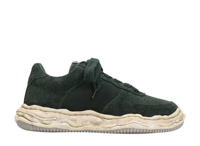 Maison MIHARA YASUHIRO WAYNE OG Sole Combination Suede Low-top Sneaker "Green"