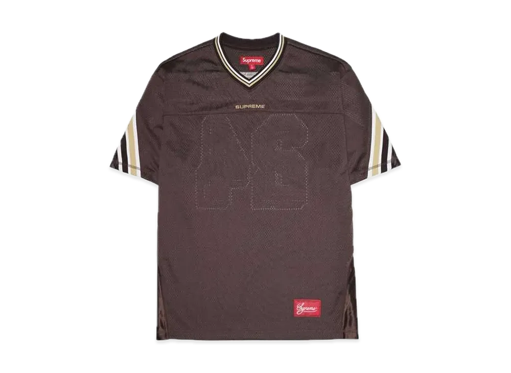 Supreme Jacquard Rib Football Jersey "Brown"