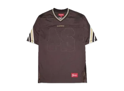 Supreme Jacquard Rib Football Jersey "Brown"