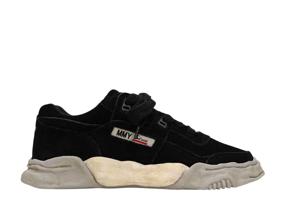 メゾンミハラヤスヒロ パーカー OG ソール コンビネーション スウェード ロートップ スニーカー "ブラック" (A13FW721)