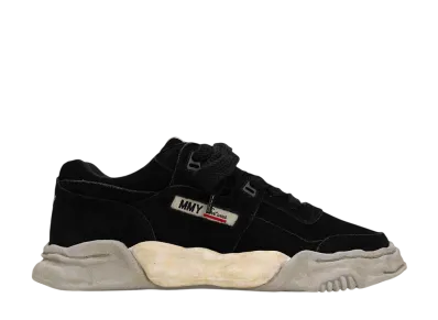 Maison MIHARA YASUHIRO PAKER OG Sole Combination Suede Low-top Sneaker "Black"