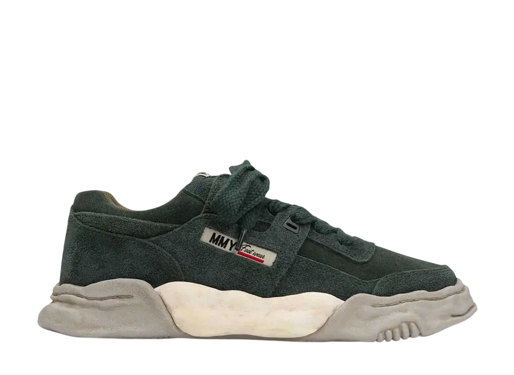 Maison MIHARA YASUHIRO PAKER OG Sole Combination Suede Low-top Sneaker "Green"