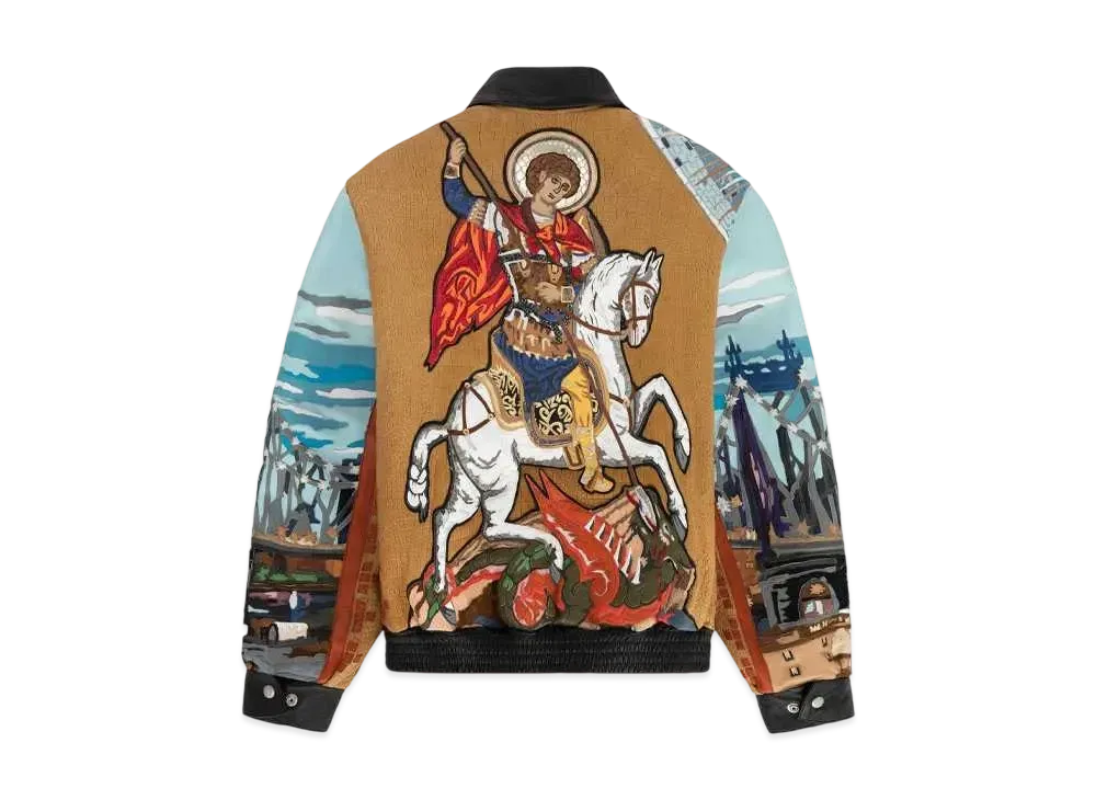 Aime Leon Dore x Jeff Hamilton Anniversary Leather Jacket "Multi"