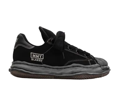 Maison MIHARA YASUHIRO BLAKEY PUFFER OG Sole Canvas Low-top Sneaker "Black/Black"