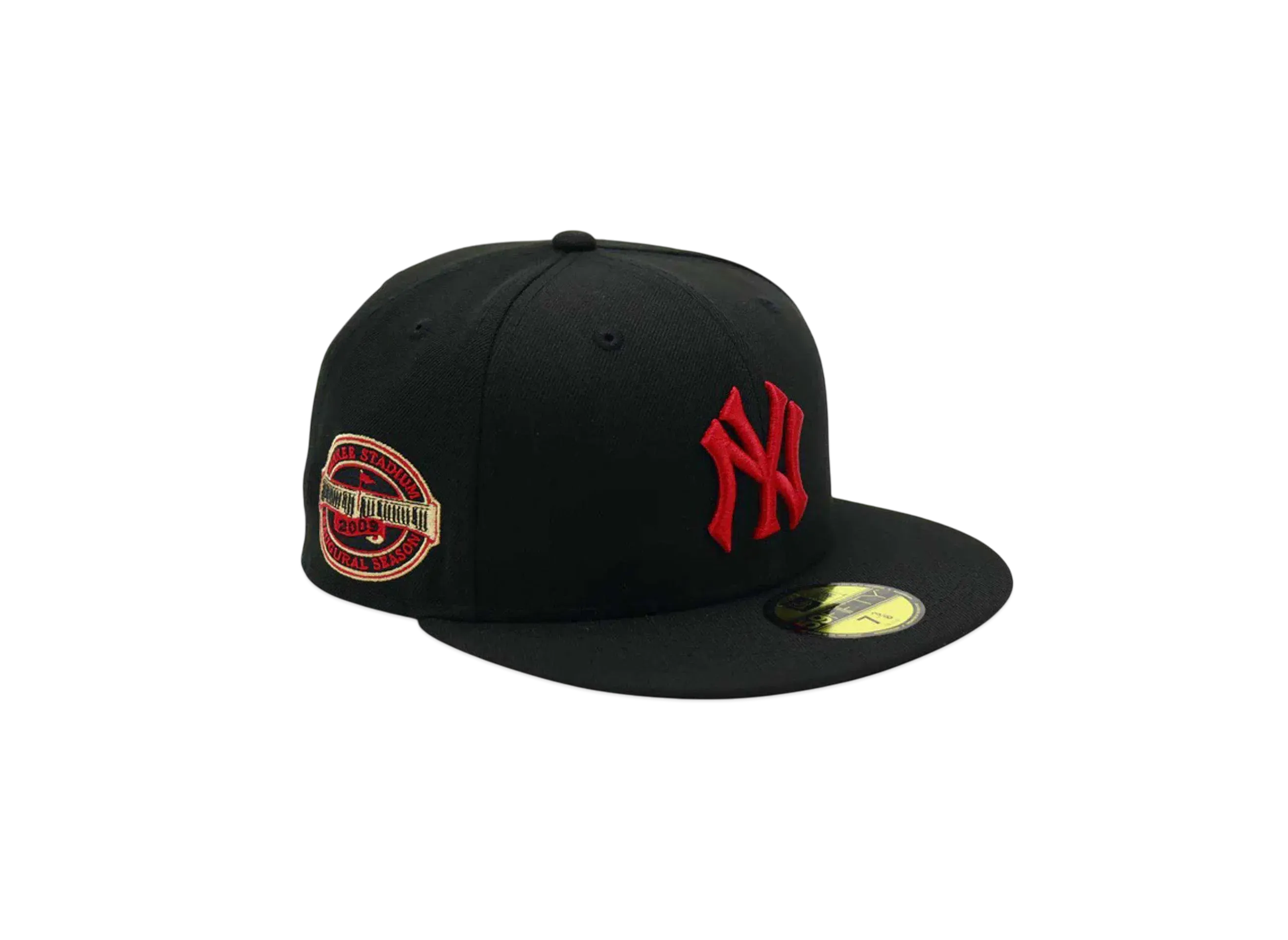 NEW ERA x THE CAP 59Fifty 'RED GAF' New York Yankees "Black/Scarlet"