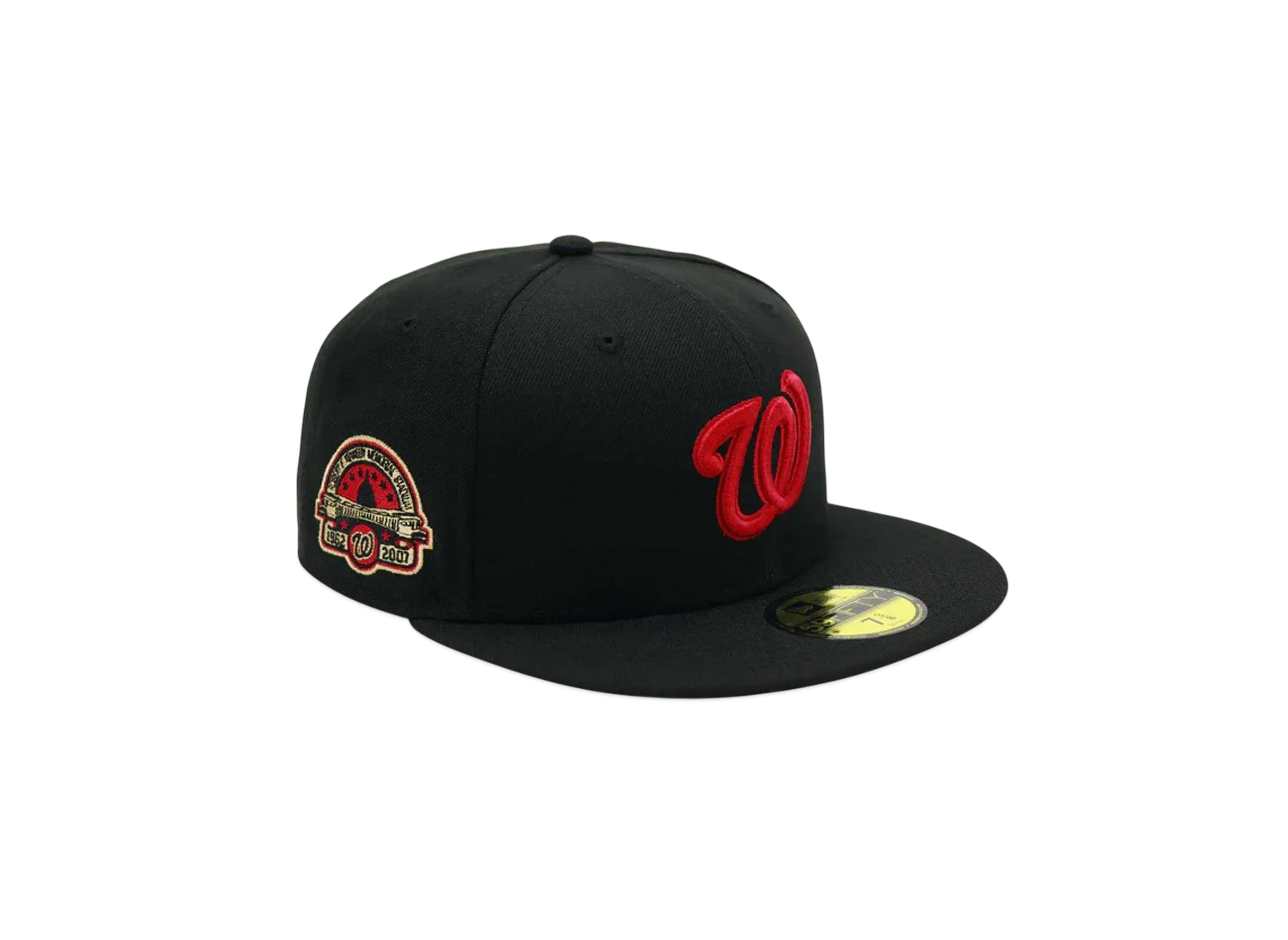 NEW ERA x THE CAP 59Fifty 'RED GAF' Washington Nationals "Black/Scarlet"