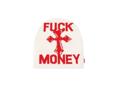Supreme Fuck Money Beanie "Stone"