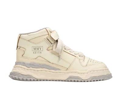 Maison MIHARA YASUHIRO KEITH OG Sole Leather High-top Sneaker "White"