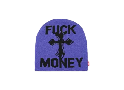 Supreme Fuck Money Beanie "Navy"
