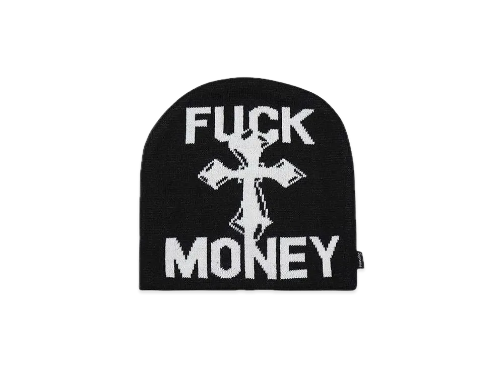 Supreme Fuck Money Beanie "Black"