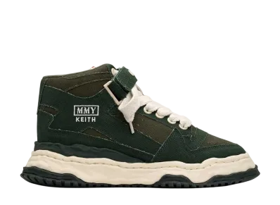 Maison MIHARA YASUHIRO KEITH OG Sole Canvas High-top Sneaker "Green"