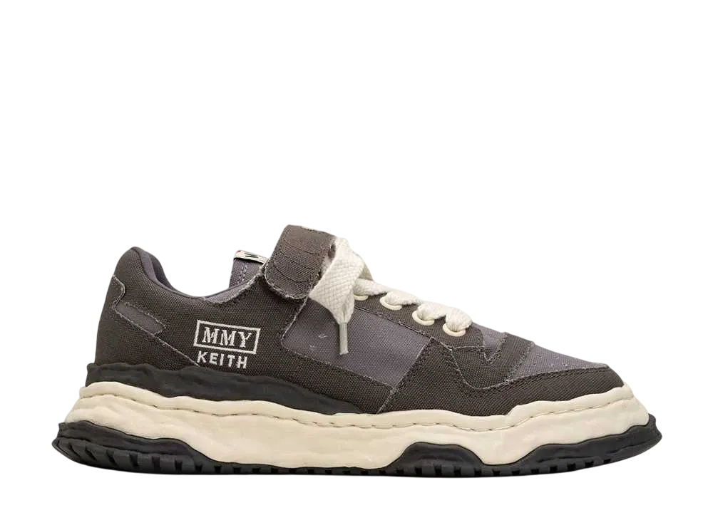 メゾンミハラヤスヒロ キース OG ソール キャンバス ロートップ スニーカー "グレー" (A13FW704)