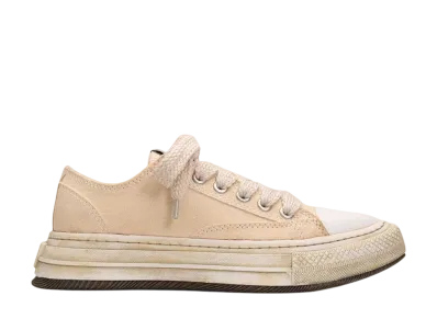 Maison MIHARA YASUHIRO YUCCA OG Sole Over-dyed Canvas Low-top Sneaker "White"