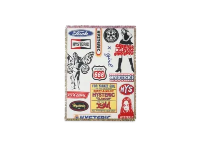 X-girl x HYSTERIC GLAMOUR Jacquard Blanket "Multi"