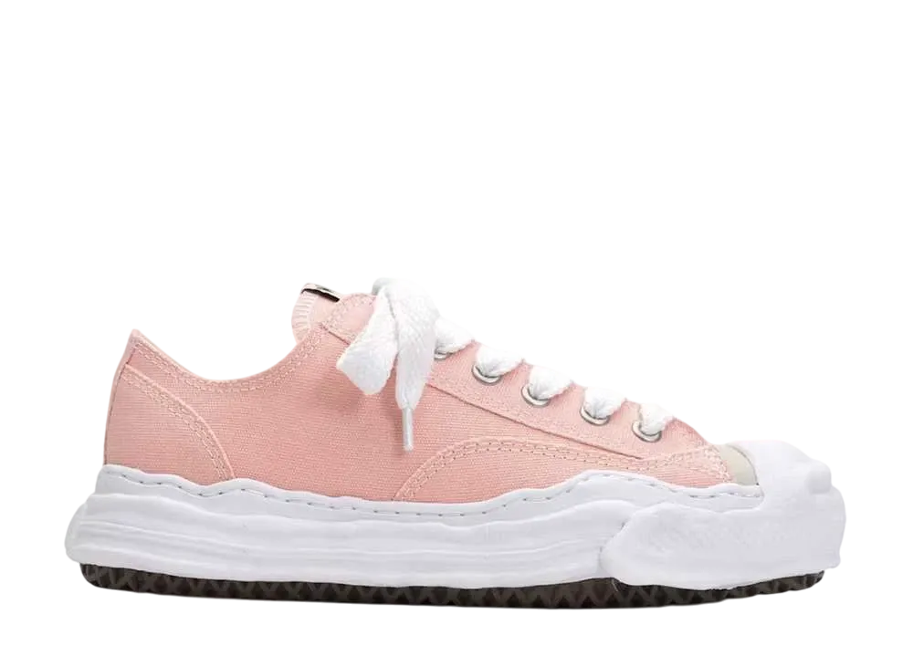 メゾンミハラヤスヒロ ハンク OG ソール キャンバス ロートップ スニーカー "ピンク" (A05FW702)