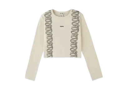 X-girl x HYSTERIC GLAMOUR L/S Compact Top "White"