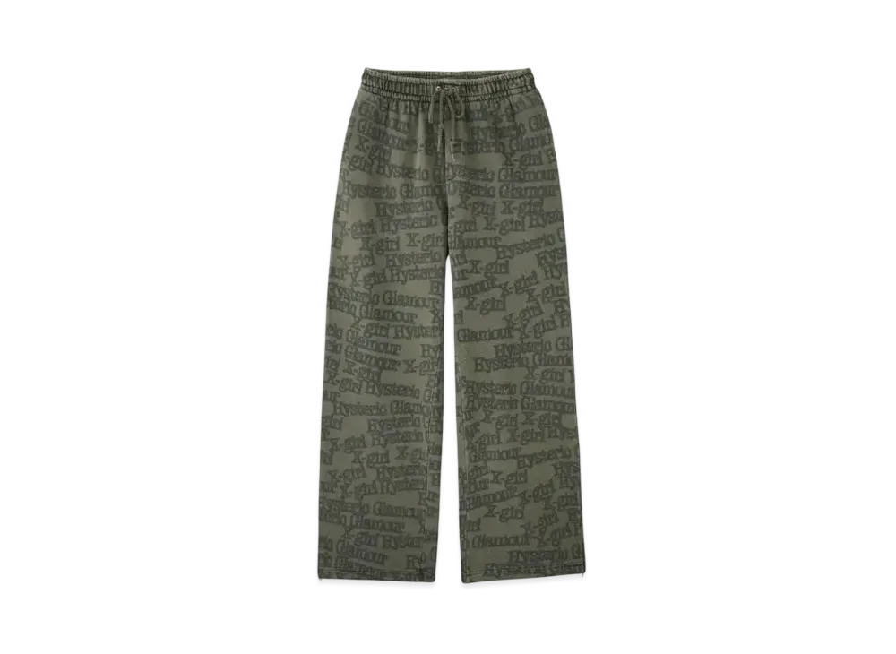 X-girl x HYSTERIC GLAMOUR Sweat Pants "Olive"