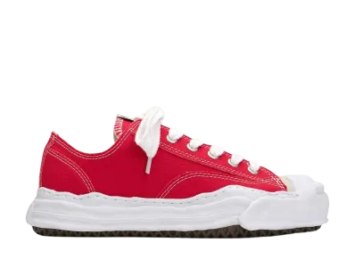 Maison MIHARA YASUHIRO HANK OG Sole Canvas Low-top Sneaker "Red"
