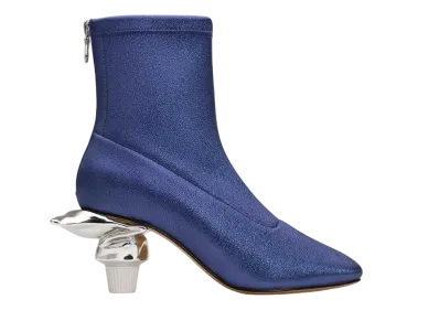 Maison MIHARA YASUHIRO Women's Toothpaste Heel Boots "Purple"
