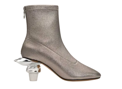 Maison MIHARA YASUHIRO Women's Toothpaste Heel Boots "Bronze"